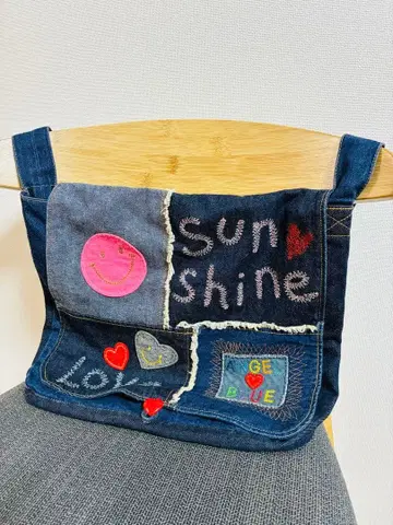 무료배송 ANGELBLUE/엔젤블루/데님 숄더백