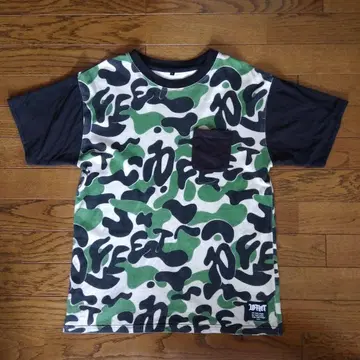 10-FEET 카모플라쥬 T셔츠 M 사이즈
