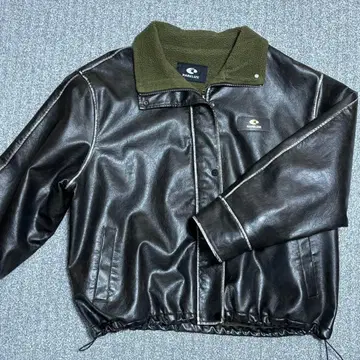 RARELIZE 리버서블 가죽 자켓 블랙