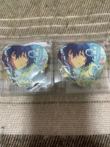 앙상블 스타즈 화이트데이 하트 캔뱃지 사자나미 쥰