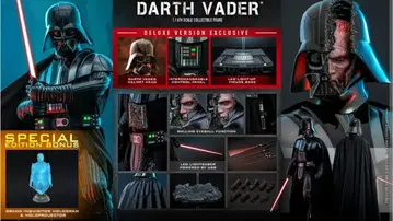 [ 미개봉 새상품 ] 핫토이즈 한정판 다스 베이더 오비완 케노비