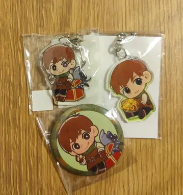 던전밥 칠 척 키링 캔뱃지 3종 세트