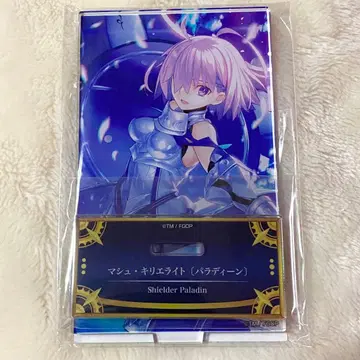 fgo 최종 재림전 아크릴 스탠드 마슈 팔라딘 키리에라이트