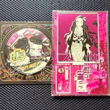 귀멸의 칼날 카마도 네즈코 생일 캔뱃지 생일 디오라마 피규어