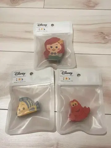 새상품 미사용 kidea 인어공주 플라운더 세바스찬