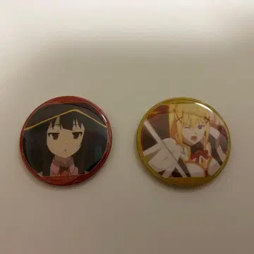 이 멋진 세계에 축복을! 메구밍 & 다크니스 캔뱃지 2점 새상품