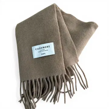 [ 새상품급 ] SHIPS 캐시미어 100% 베이지 머플러