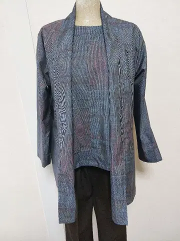 기모노 리메이크 오시마 명주 앙상블