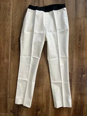 M.Fil 미카코 나카무라 이지 트라우저 화이트 S