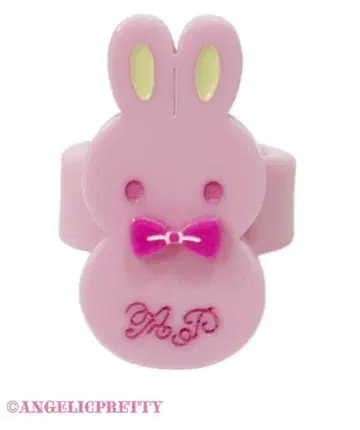 엔젤릭 프리티 Sweet Marshmallow Bunny 반지
