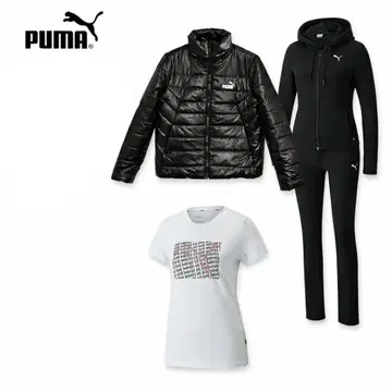 PUMA 여성용 셋업 블랙 M 사이즈 미사용 새상품