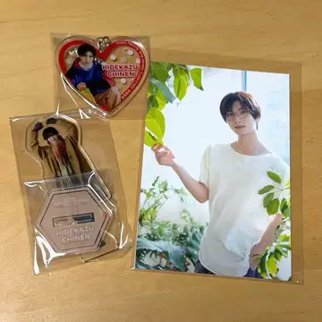 치넨 히데카즈 달력 굿즈 아크릴 스탠드 세트