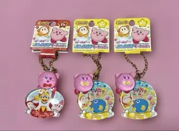 별의 커비 벌스데이 푸치 클리어 키링 3개 세트