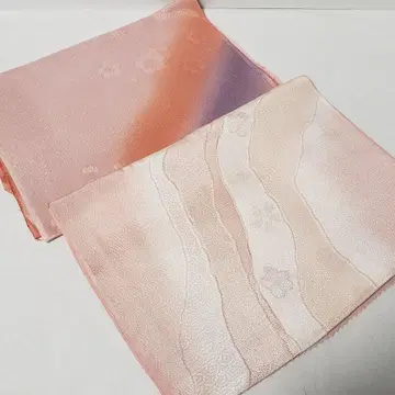 (2087) 오비 장식 천 2점 묶음 판매 기모노 일본 의류 잡화