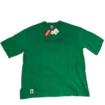 미사용 CHUMS 티셔츠 XL 그린