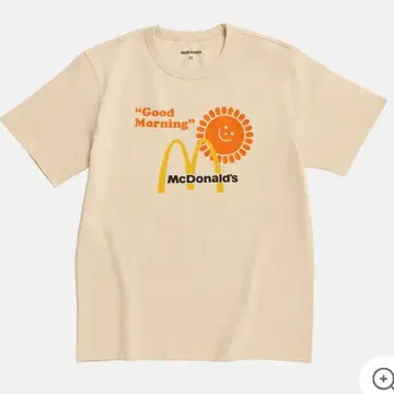 홍콩 한정판 맥도날드 'Good Morning' L 사이즈 셔츠