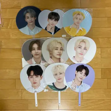 seventeen 세븐틴 세부치 정한 부채 9점 묶음 판매