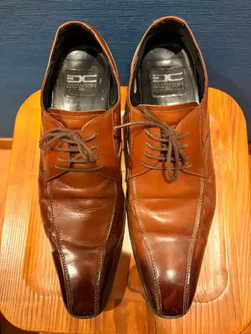 안토니오 두카티 브라운 가죽 드레스 슈즈 천연 가죽 구두 43 28cm