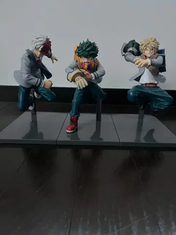 나의 히어로 아카데미아 피규어 3체 세트