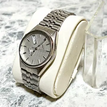 하자품 세이코 5 SEIKO 데이데이트 자동 와인딩 화이트 문자