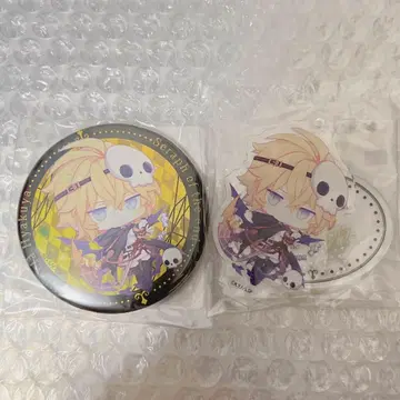 종말의 세라프 할로윈 DMM 스크래치 캔뱃지 아크릴 스탠드 백야 미카엘라