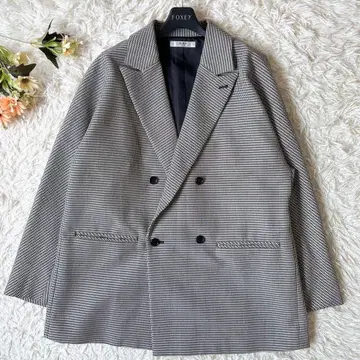 SHE Tokyo Stella houndstooth 더블 자켓