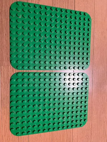 LEGO 듀플로 기초판 그린 컬러 플레이트 2개 세트