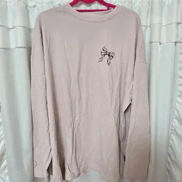 pium 피우멜티 케이크 오버 사이즈 T셔츠 핑크