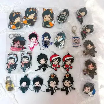 듀라라라 오리하라 이자야 묶음 판매 스트랩 아크릴 키링