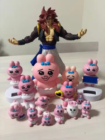 드래곤볼 빤쮸토끼 피규어 묶음 판매 귀여운 총 15점