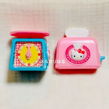 헬로키티 스케일 토스터 주방 장난감 세트