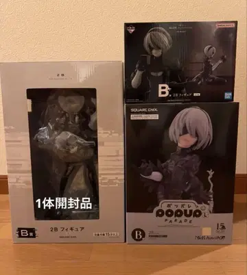 니어 오토마타 2B 피규어 3체 세트, 1체 개봉품 있음