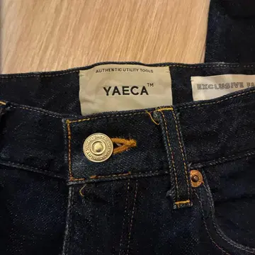 YAECA EXCLUSIVE FABRIC 스트레이트 데님