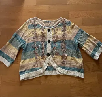 FUGA FUGA 실크 혼방 가디건