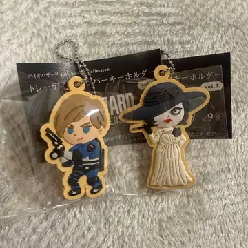 바이오하자드 트레이딩 러버 키링 레온 도미트레스쿠 30th