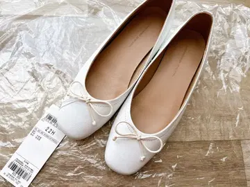 22.5cm 23구 니주쿠상쿠 발레 슈즈 펌프스 플랫슈즈