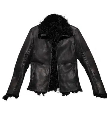 SHELLAC 무스탕 가죽 라이더스 사이즈 48 셀락