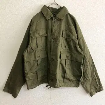 MERLOT IKYU 멀로이큐 면 헤링본 밀리터리 자켓
