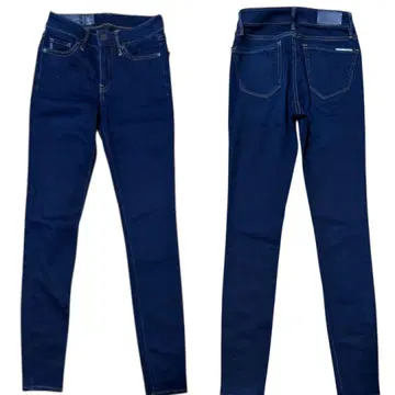 Armani Exchange 스키니 데님 24R 다크 블루