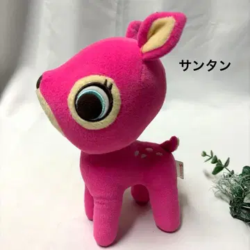 SANTAN 산탄 봉제 인형 푸치바비에 밤비 사슴 핑크 밤비아나