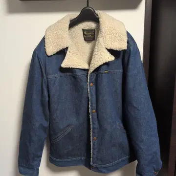 WRANGLER 데님 자켓 XL 보아 옷깃 70s