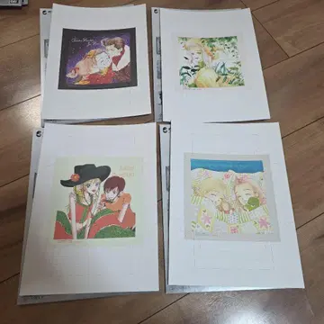 야자와 아이 페이퍼 캔버스 4장 세트