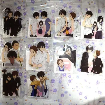 빙과 제비뽑기당 10주년 기념 복권 아크릴 스탠드 피규어 세트