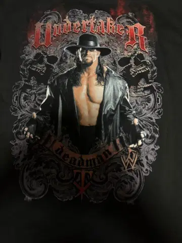 빈티지 WWE 언더테이커 t셔츠 프로레슬링