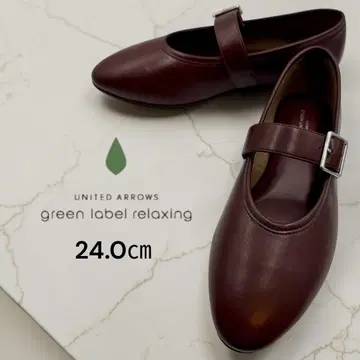 거의 새상품 green label relaxing 플랫슈즈