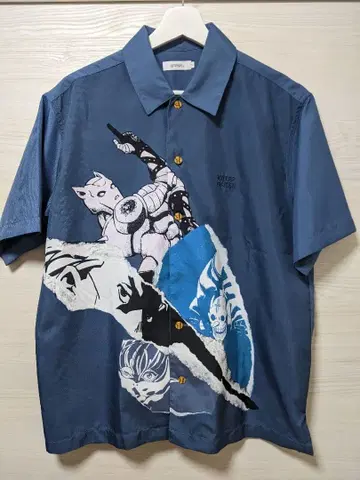 S 사이즈 그라니프 죠죠 콜라보 킬러 퀸 셔츠