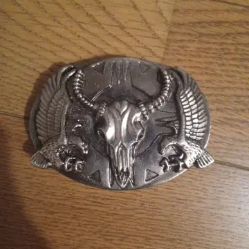 소 머리뼈 디자인 벨트 버클