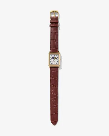 Noah Timex Moon Phase Watch Brown Gold