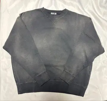 INTERIM 인테림 크루넥 맨투맨 블랙