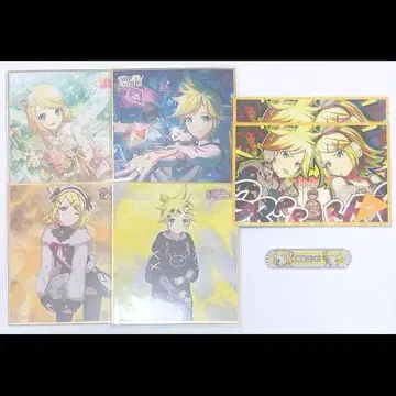 프로세카 카가미네 린 카가미네 렌 칭호 배지 색지